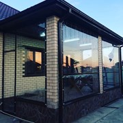 Мягкие окна ПВХ для беседок, веранд, летних кафе фото