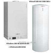Котел Vitodens 200-W B2HA 60 кВт + Бойлер Vitocell 100-W CVBB 300 л + Vitotronic200 HO1B B2HAI26