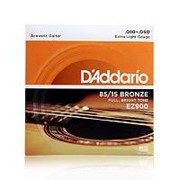 Комплект струн для акустической гитары D'Addario EZ900, Extra Light 10-50 фотография