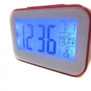 Часы будильник термометр календарь 2620 (2616) Pink par002213