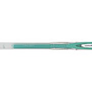 Ручка гелевая UNI UM-120AC, 0,7мм, пастельный зеленый фотография