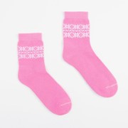 Носки детские махровые, цвет розовый, размер 22-24 фото