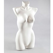 Манекен формы: торс женский, пластик, цвет белый. М-116 фотография