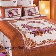 Комплект постельного белья «Венец любви», 1,5-спальный, сатин фото