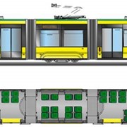 Пятисекционный трамвай T5B64 «Электрон» фото