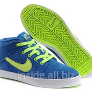 Кеды Nike Suketo High Suede синие фото