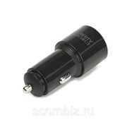 АЗУ «LP» с двумя USB 2,1А + USB кабель Apple Lightning 8-pin «Barrel Series» (черное/коробка) фото