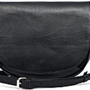 Женская сумка из натуральной кожи черная фото