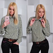Женская стильная рубашка “Принты“, в разных расцветках фотография