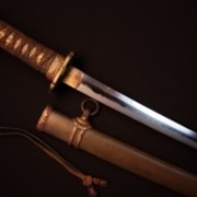 Японский меч Син-гунто, для летного состава укороченный фото