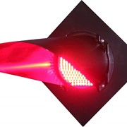 Головка светофорная светодиодная заградительного светофора (Заградительный огонь) фото