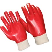 Перчатки защитные с полным ПВХ покрытием МБС КЩС