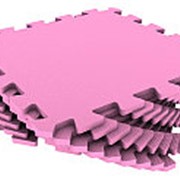 Мягкий пол универсальный 33х33см, розовый, 1кв.м (Экополимеры) фото
