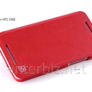 Чехол Hoco for HTC One Crystal Leather case Red (HT-L007R), код 56175 фотография