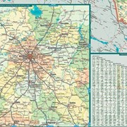 Изготовление и печать географических настенных карт на заказ фото