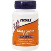Витамины для сна Now Melatonin 5 мг. 60 капс. фото