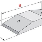Плита железобетонные ленточных фундаментов ФЛ 10.24-­3…4 фотография