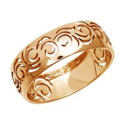 Ажурное обручальное кольцо из золота