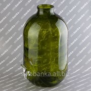 Стеклянная бутыль СКО 10 литров с краником