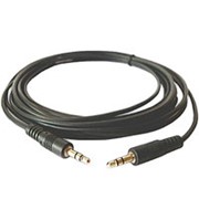 Аудио кабель штекер-штекер 3.5 мм позолоченные разъёмы - 5 метров фотография