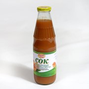 Сок яблочно-персиковый фотография