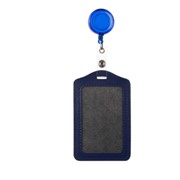 Держатель для карт и визиток офисный 11 см темно-синий фото