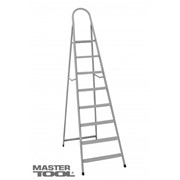 Лестница-стремянка металлическая “ИТАЛИЯ“ 8 ступеней с растяжками, h=1760 мм, max 150 кг Mastertool фото