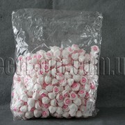 Головы бело-розовых роз d 3-3,5см из латекса 500 шт. 3290