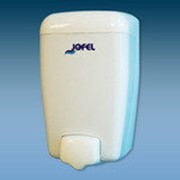 Дозатор для жидкого мыла Jofel 400мл белый без логотипа, с ключом фото