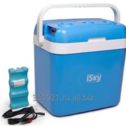 Холодильник автомобильный iSky, 32 л, пластиковый, с аккумулятором холода, iREF-32P фото