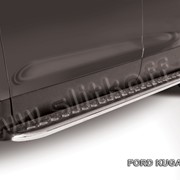 Пороги d57 с листом из нержавеющей стали Ford Kuga (2013) FKG13-007 фото