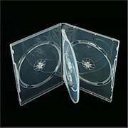 Box DVD - 4x 14 ПРОЗРАЧНЫЙ с треем фото
