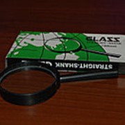 Лупа черная пластиковая, 60 мм, увеличительное стекло диаметром 60 мм. фото