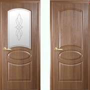 Дверь из бруса Новый стиль Фортис R золотая ольха фотография