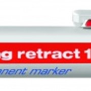 Перманентный маркер c кнопочным механизмом, круглый наконечник, 1,5-3 мм Красный фотография