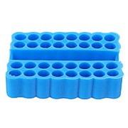 2шт пластик Отвертка бит хранения стеллаж для хранения Коробка 32 отверстия для 1/4 дюймов шестигранный фото