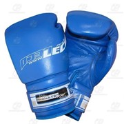 Перчатки кожаные боксерские 12 oz синие Premium Pro
