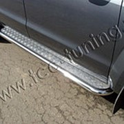Пороги VW Amarok 2010–наст. время (с листом 60 мм) фото