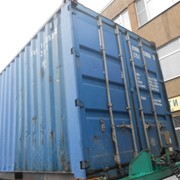 Морской контейнер 20 футов (тонн) №DVRU 1539509. Доставка фото