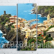 Модульна картина на полотні Vernazza. Cinque Terre National Park код КМ100200(176)-058 фотография