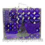 Набор новогодних шаров Фиолетовое Ассорти 50шт JNP012-026-P фотография