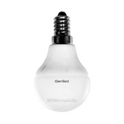 Светодиодная лампа Geniled Е14 G45 5W 2700K - 4200К колба типа Шарик