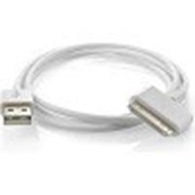 Оригинальный USB кабель для iPhone, iPod, iPad (белый)