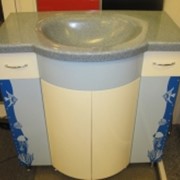 Столешница из искусственного гранита фото