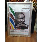 Постер в раме с 3D эффектом, Мартин Лютер Кинг фото