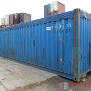 40-футовый стандартный контейнерсо съемной брезентовой крышей (Open Top), НЕОРИГИНАЛ фото