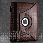 Чехол-книжка поворотный 360° для Apple iPad 2 / 3 / 4 (коричневый цвет) 2196 фотография