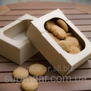 Мини-лоток кондитерский для печенья, зефира и пироженых, 160х110х55 мм, бурый фотография