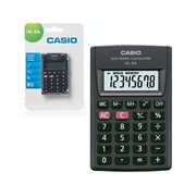Калькулятор карманный CASIO HL-4A-S (87х56х8,6 мм), 8 разрядов, питание от батареи, черный