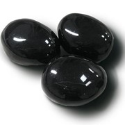 Декоративные керамические камни черные 14 шт (ZeFire) ZeFire фотография